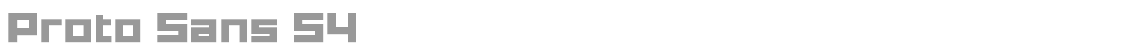 Proto Sans font preview