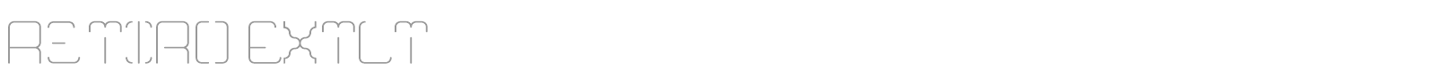 Retiro font preview