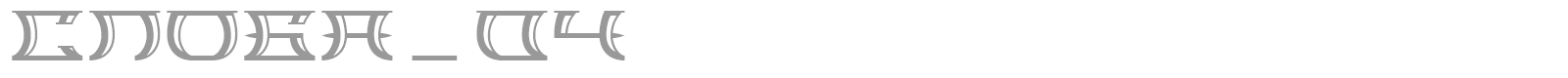 SLOBA_04 font preview