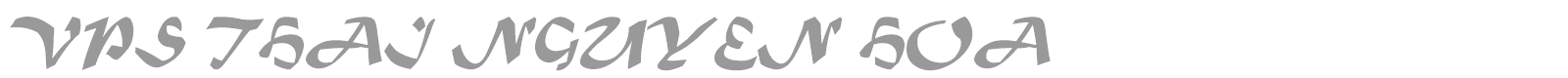 VPS Thai Nguyen Hoa font preview