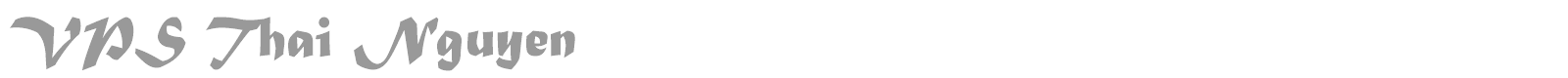 VPS Thai Nguyen font preview