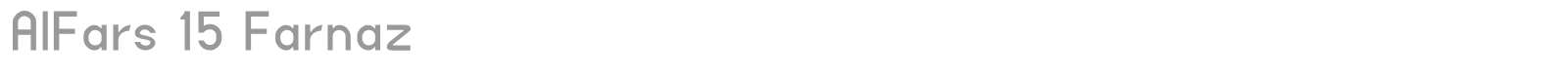 AlFars 15 Farnaz font preview