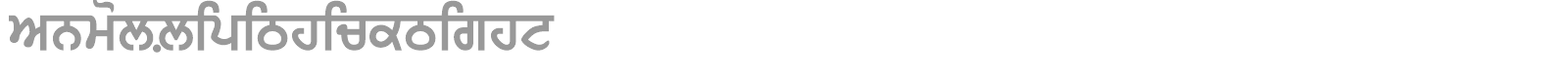 AnmolLipiThickTight font preview