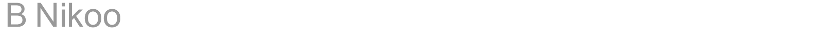 B Nikoo font preview