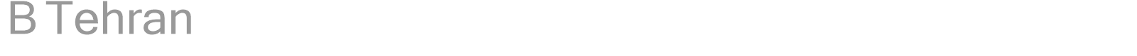 B Tehran font preview