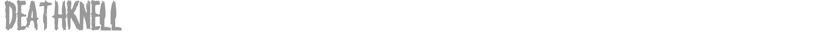 Deathknell font preview