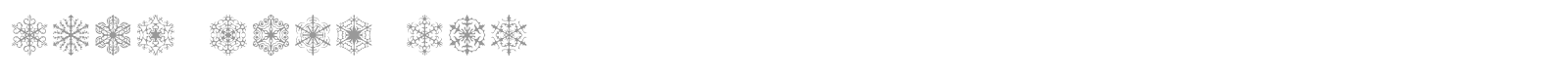 Faux Snow BRK font preview