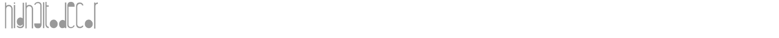 highaltodecor font preview