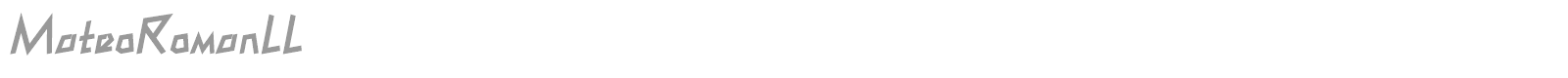 MateoRomanLL font preview