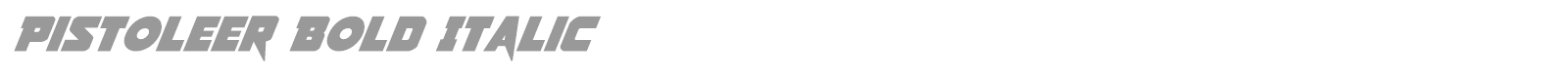 Pistoleer Rotalic font preview