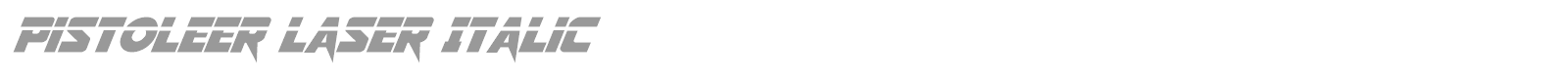 Pistoleer Rotalic font preview