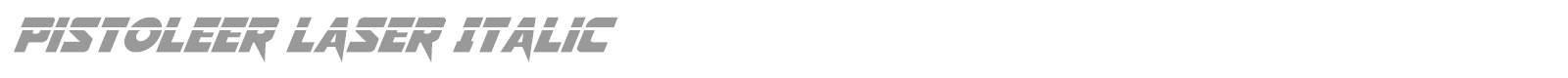 Pistoleer Rotalic font preview