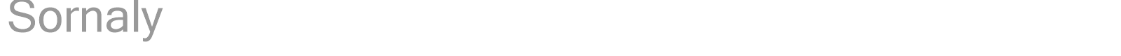 Sornaly font preview