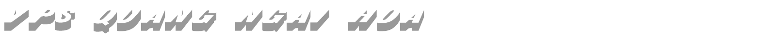 VPS Quang Ngai Hoa font preview