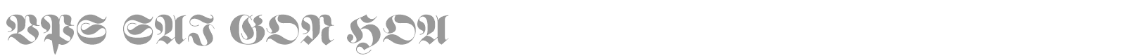 VPS Sai Gon Hoa font preview