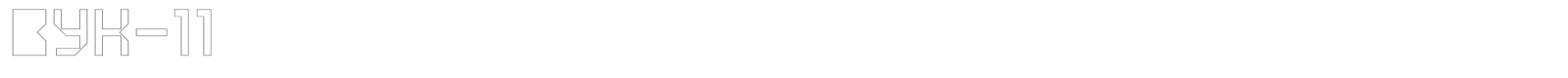 VUK-11 font preview