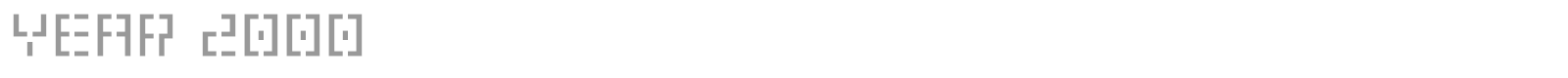 Year 2000 Italic font preview