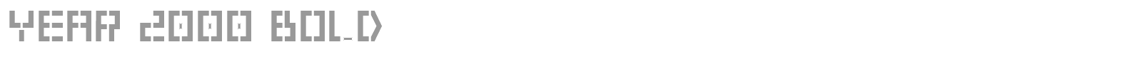 Year 2000 Italic font preview