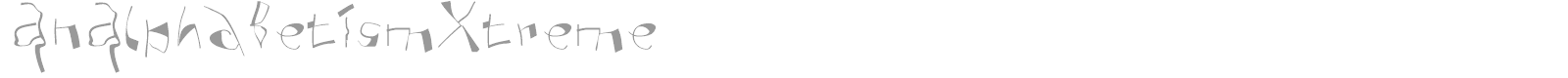AnAlphaBetIsm Xtreme font preview