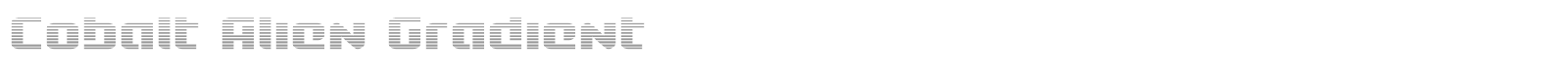 Cobalt Alien Super-Italic font preview