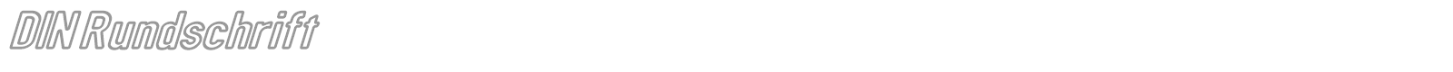 DIN Rundschrift font preview