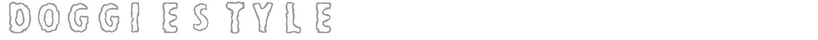 doggiestyle font preview