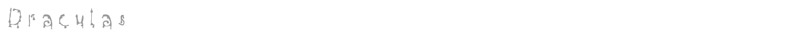 Draculas font preview