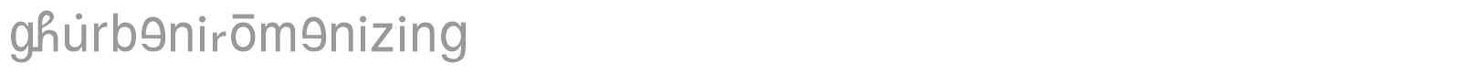 GurbaniRomanizing font preview