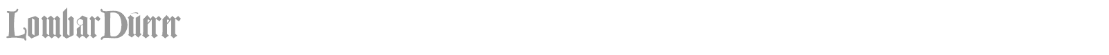 Lombar Duerer font preview