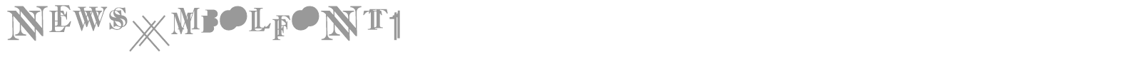 NewSymbolFont18 font preview