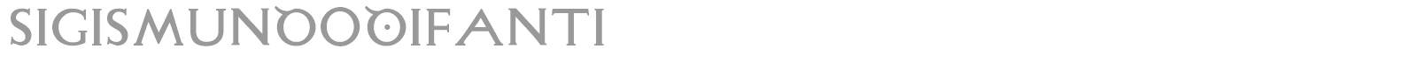 Sigismundo Di Fanti font preview