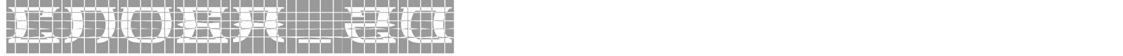 SLOBA_20 font preview