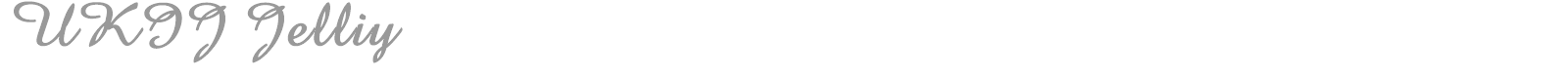 UKIJ Jelliy font preview