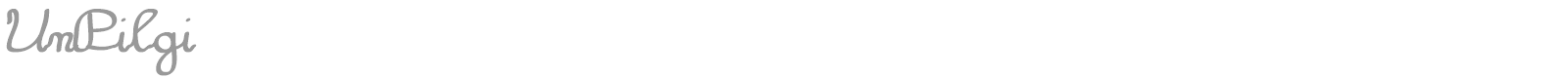 UnPilgi font preview