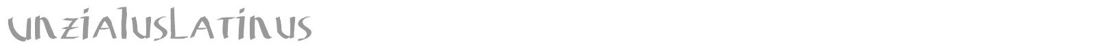 Unzialus Latinus font preview