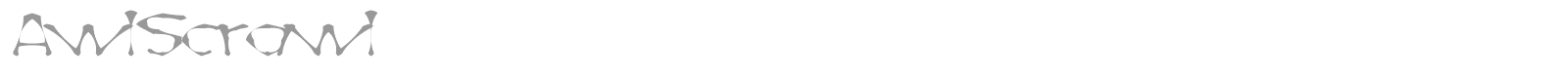 Awl Scrawl font preview