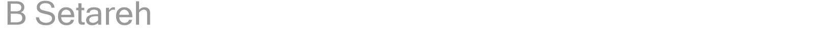 B Setareh font preview