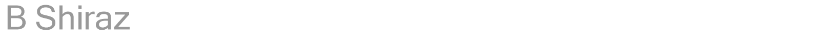 B Shiraz font preview
