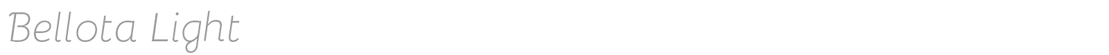 Bellota font preview