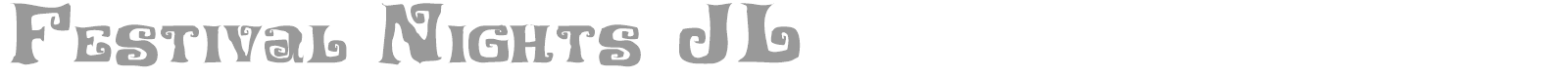 Festival Nights JL font preview