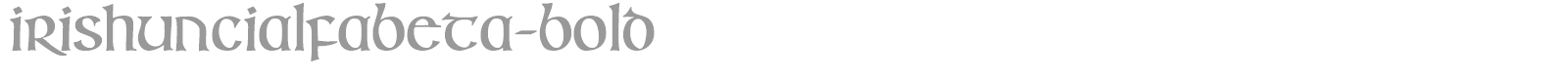 Irish Uncialfabeta font preview