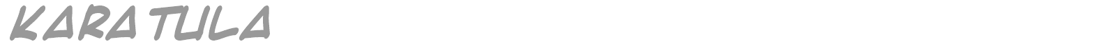 Karatula font preview