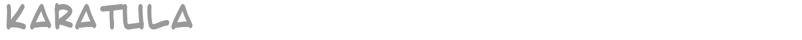 Karatula font preview