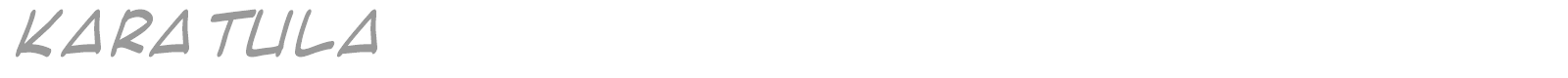 Karatula font preview