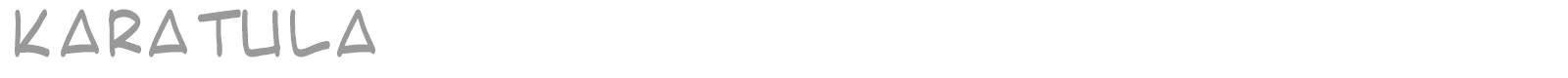 Karatula font preview