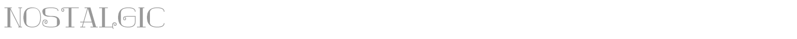 Nostalgic font preview