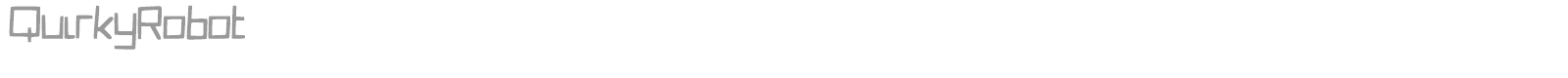 QuirkyRobot font preview