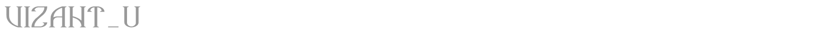 VIZANT_U font preview