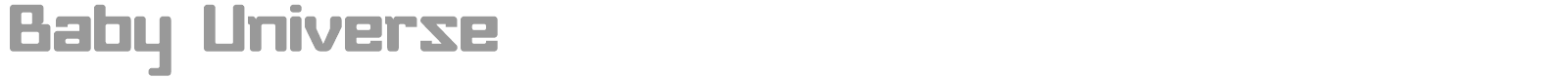 Baby Universe font preview