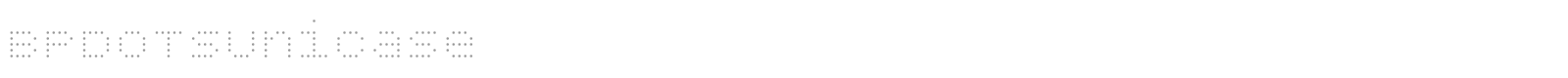 BP Dots Unicase font preview